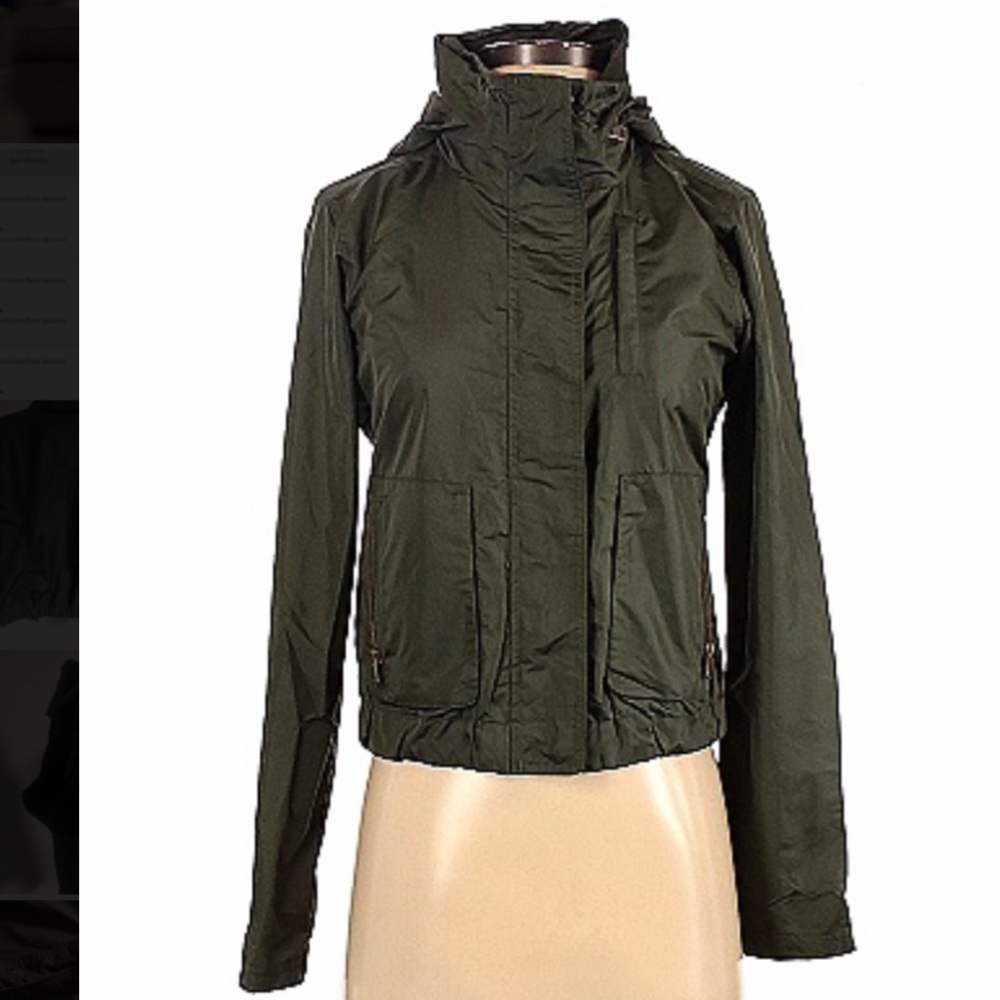 Athleta Green Windbreaker Jacket